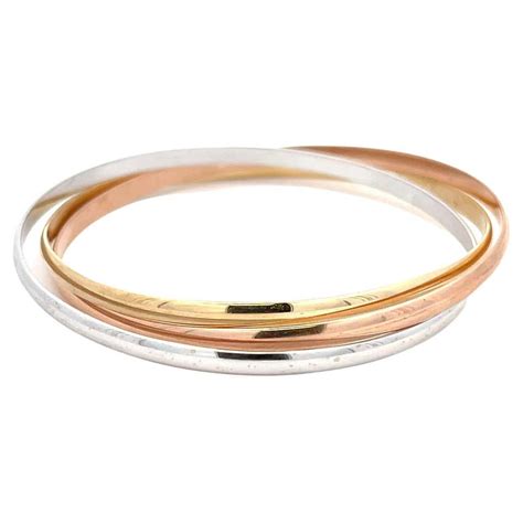 cartier trinity bracelet colors|cartier trinity bracelet for sale.